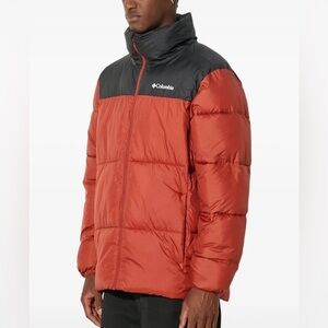 Columbia Red and Gray Puffer Jacket Size XL
